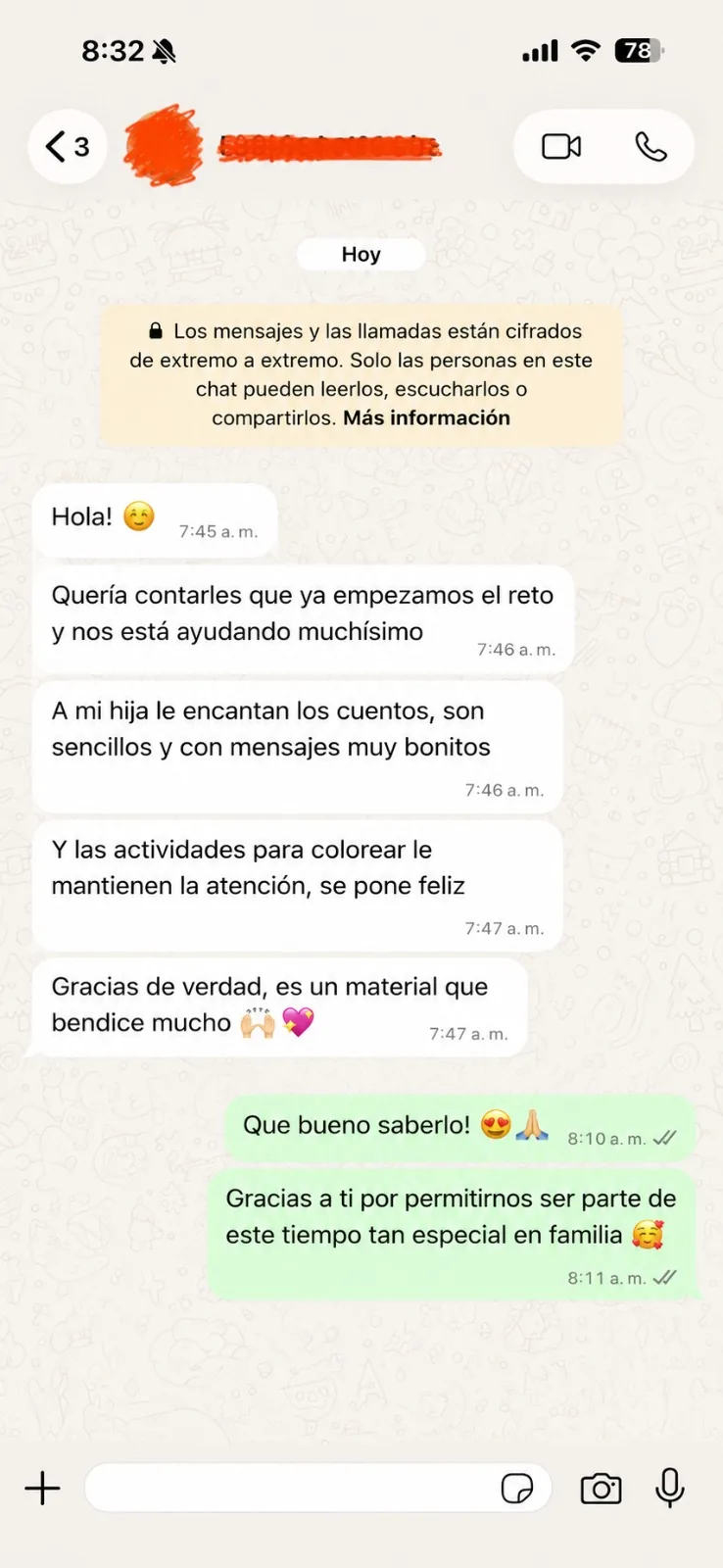 Testimonio de una familia que vivió la experiencia