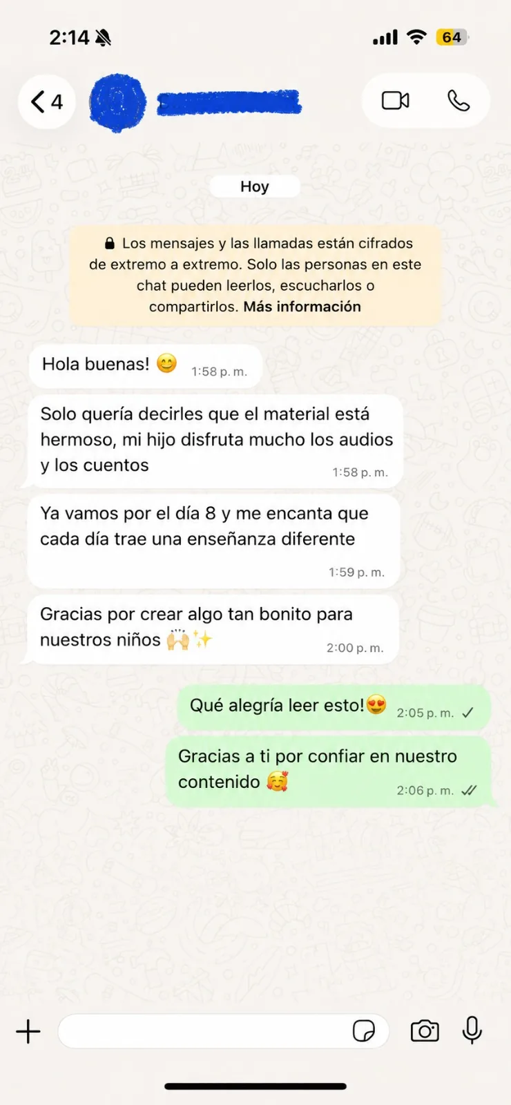 Testimonio de una familia que vivió la experiencia