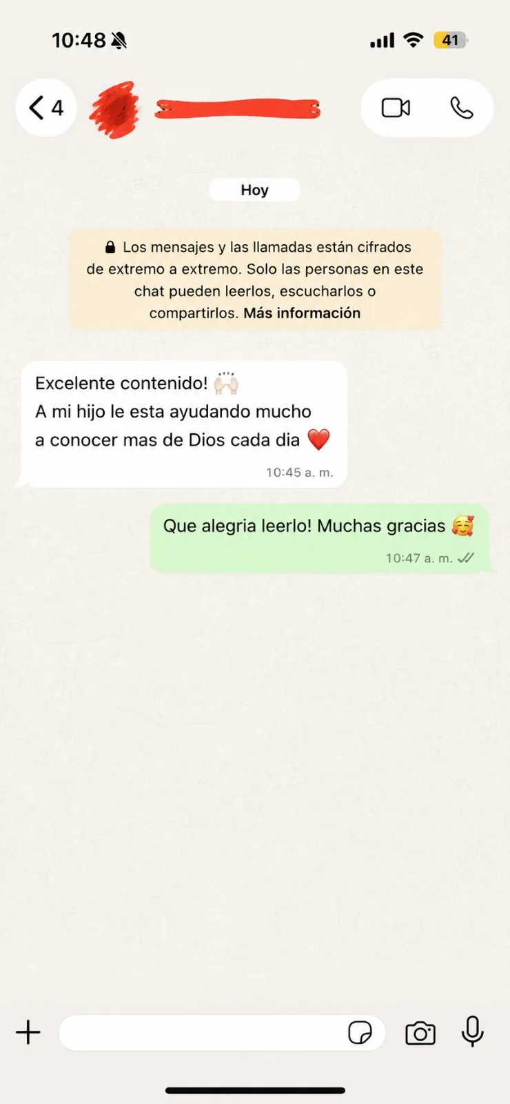 Testimonio de una familia que vivió la experiencia